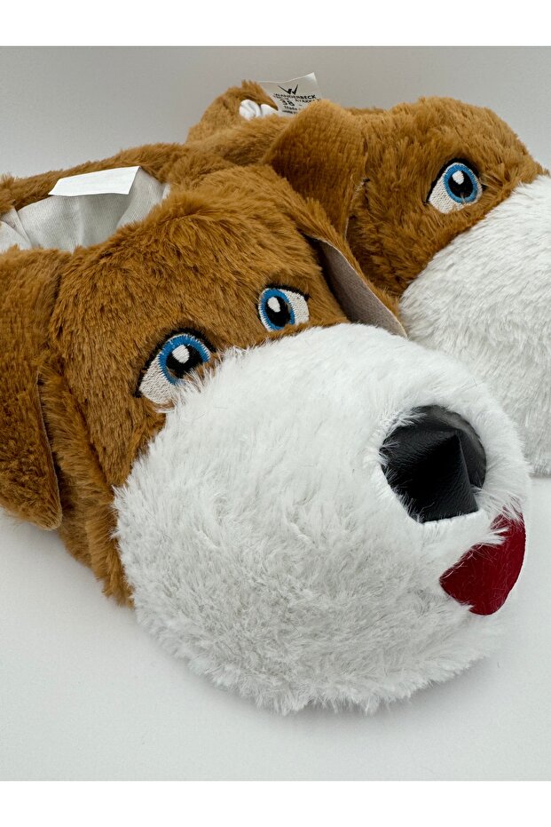 شباشب على شكل كلب بني - 2