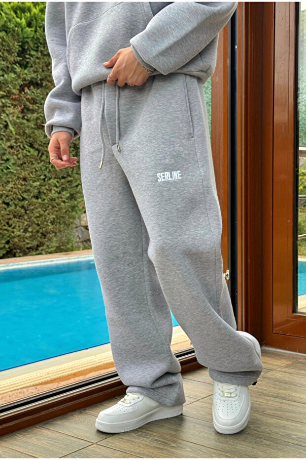Kışlık-Serline Premium Ayarlanabilir Paça Baggy Eşofman - 2