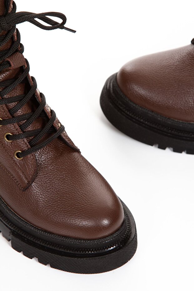 DANİLO HAKİKİ DERİ BOT-ERC1950-KAHVE - 7