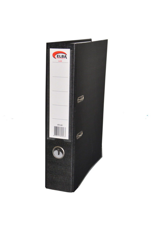 Folder Plastic Lux Wide Black (25 Pcs)