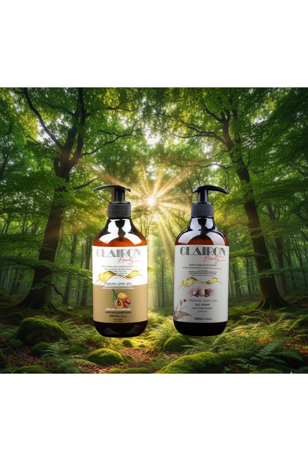 Argan Salt-Free Shampoo and Argan Nourishing Conditioner 500 ml 500ml