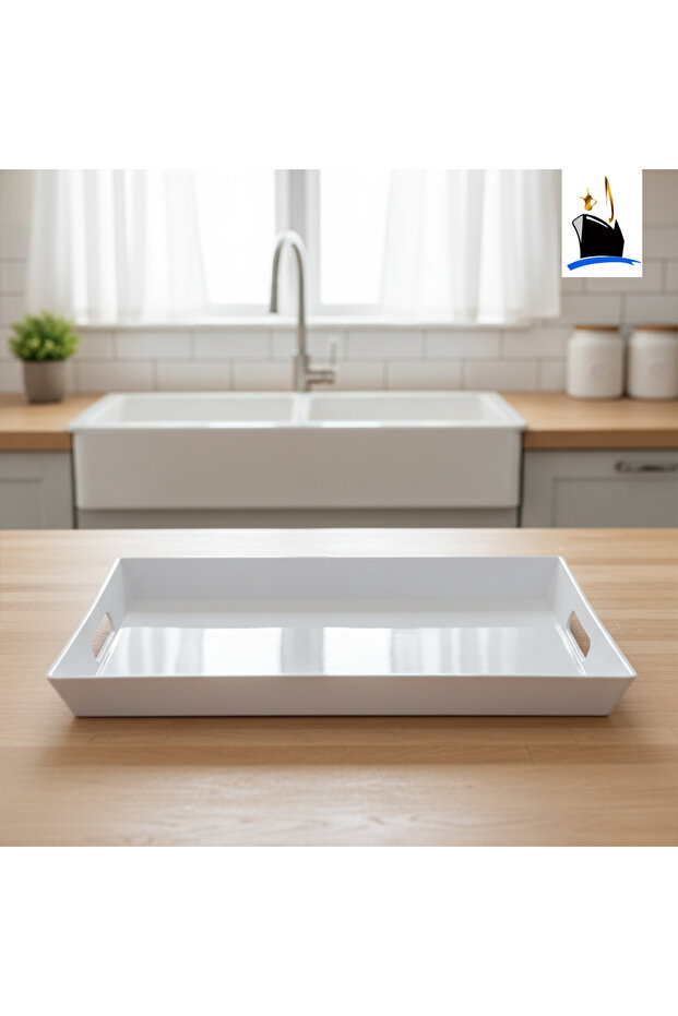 Large rectangular serving tray - 2