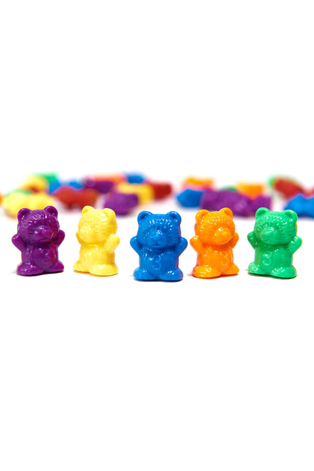 Educational bear set, Plastic, 3 years+, Multicolor - 5