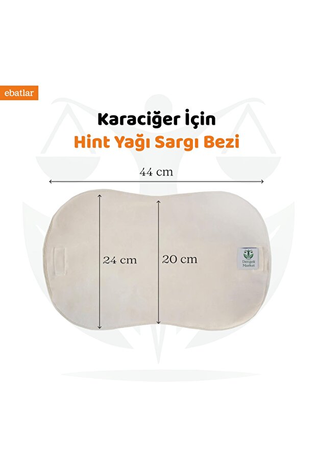 HİNT YAĞI SARGISI 4'LÜ SET: KARACİĞER, PELVİK, TİROİD VE GÖĞÜS SARGI BEZİ+100 Ml HEXANSIZ HİNT YAĞI - 3