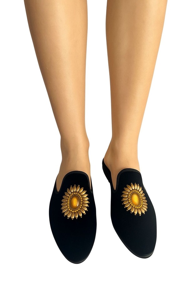 Asian Yellow Stone Indoor Slippers