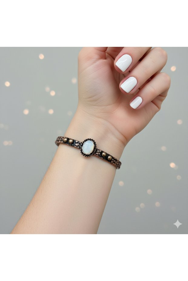 Copper Bracelet Copper Bracelet Copper Bracelet with Natural Stone Tiger's Eye Stone Copper Bracelet Pure Copper