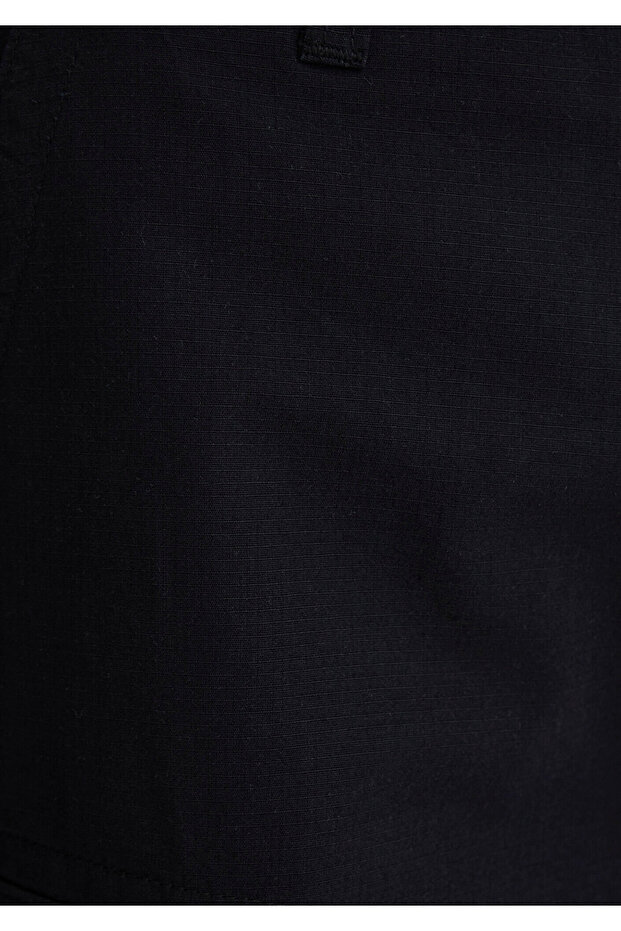 Siyah Kargo Şort 0410262-900 - 8