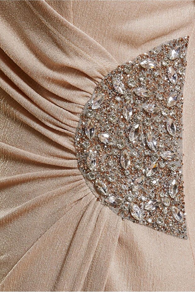 TAŞ İŞLEMELİ ABİYE ELBİSE 50422 - 4