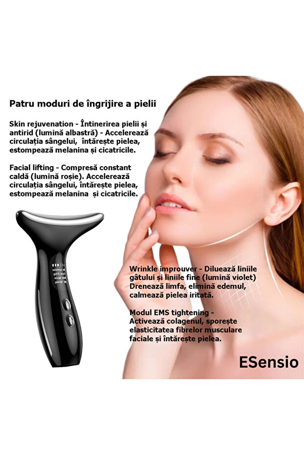 HY38 – 4-in-1 Smart Face Lifting Device with EMS, LED and Sonic Vibration - 4