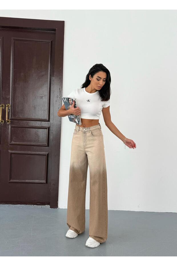 ZEO BASİC ÇİFT RENK GEÇİŞLİ BAGGY JEAN - 6