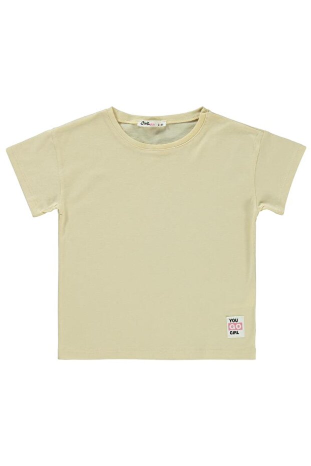 2-5 Years Old Blonde Girl T-Shirt Tree Motif