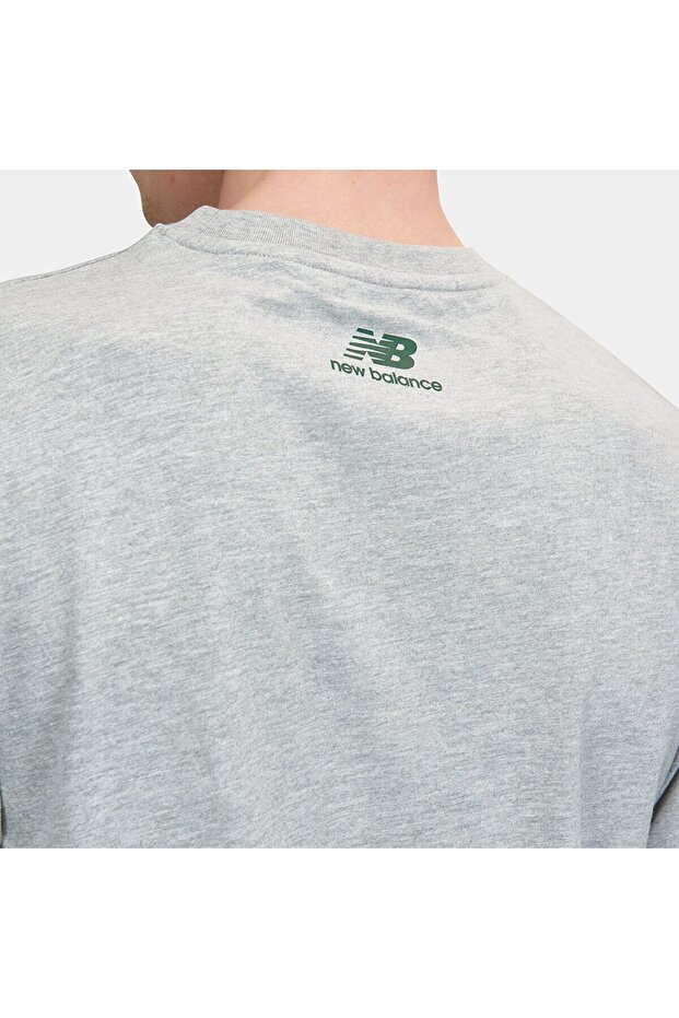 MNT3326 Gri Erkek Tişört - 5