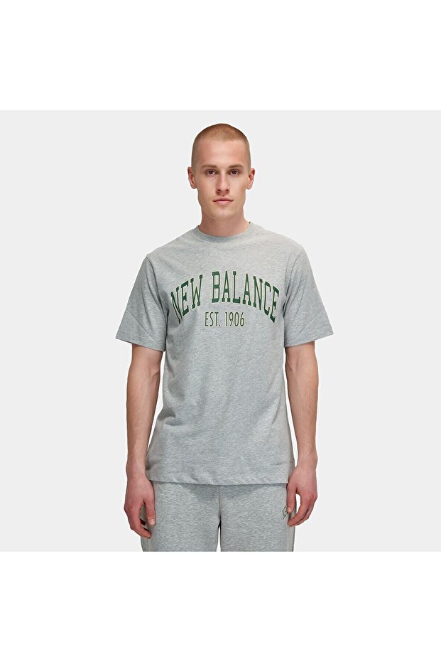 MNT3326 Gri Erkek Tişört - 1