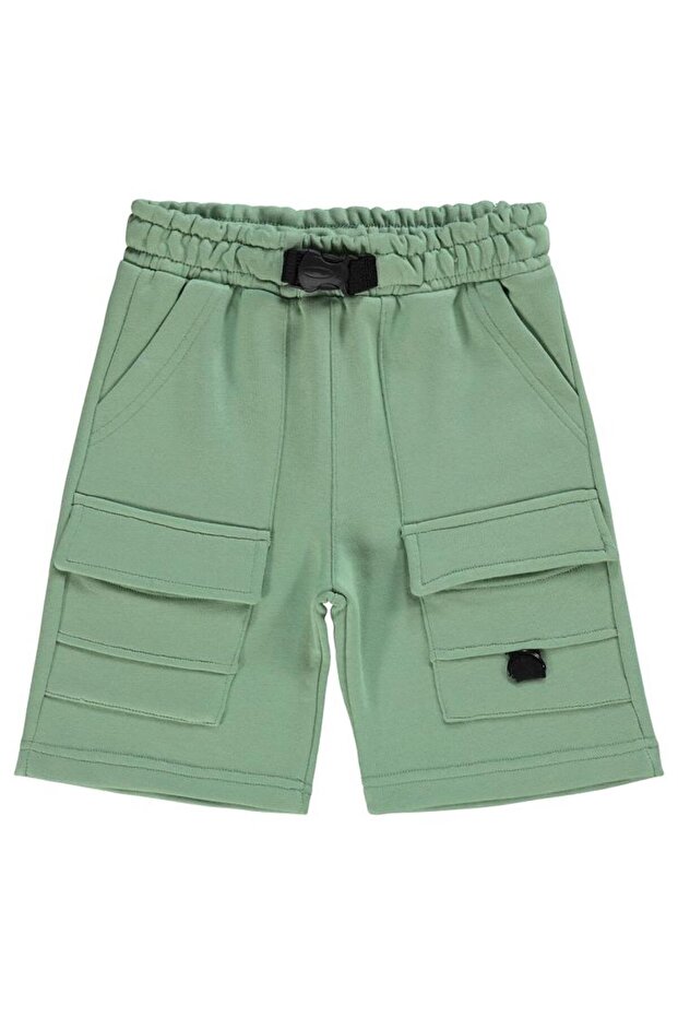 Cargo Pocket Pieces 10-13 Years Old Capri - Khaki