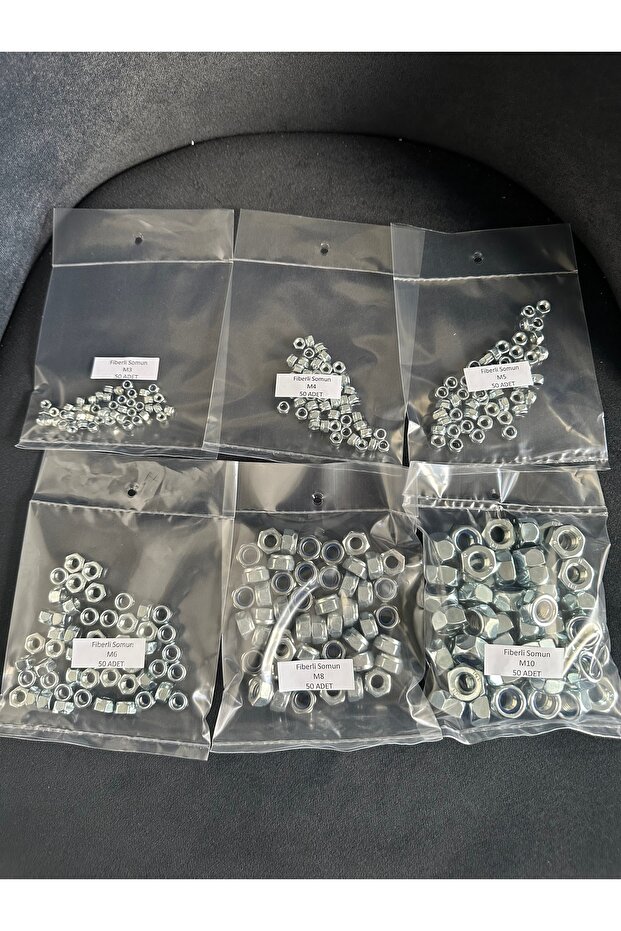 Fiberli Somun Seti 50’li (M3, M4, M5, M6, M8, M10) - 2