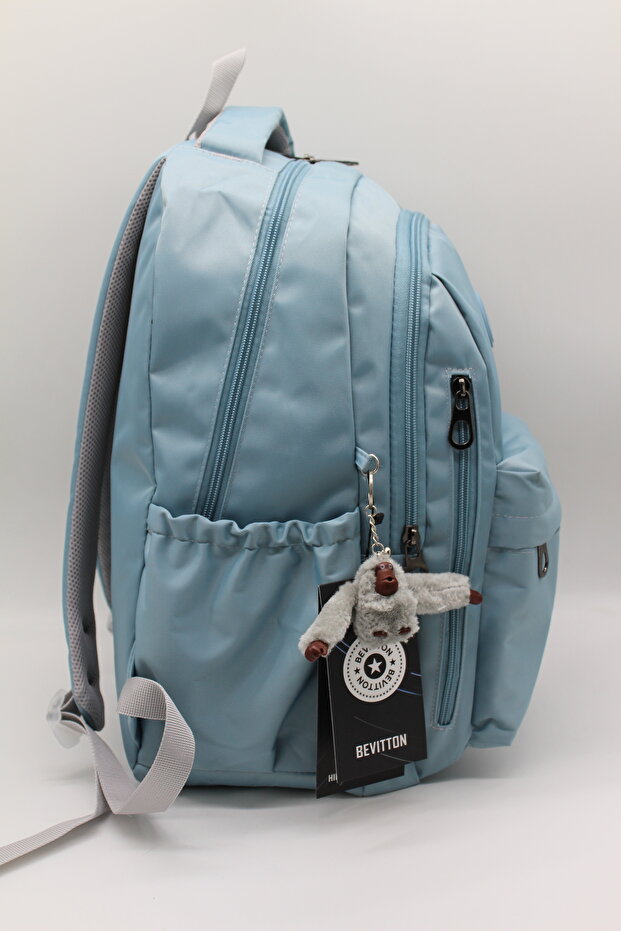 Backpack Moden Waterproof School Backpack 2500 Turquoise - 5