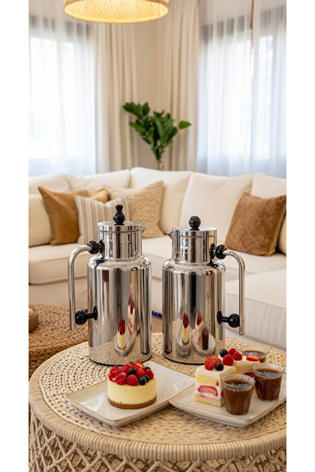 طقم ترامس شاي وقهوة . - 5