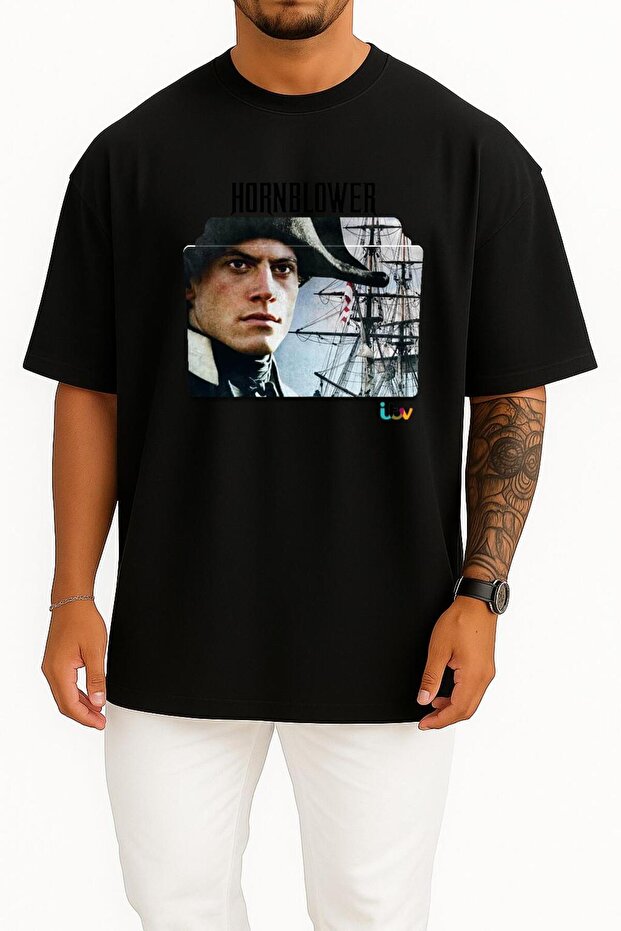 Oversize Hornblower Series and Season Folder Icons, Hornblower Chest Design Unisex T-Shirt