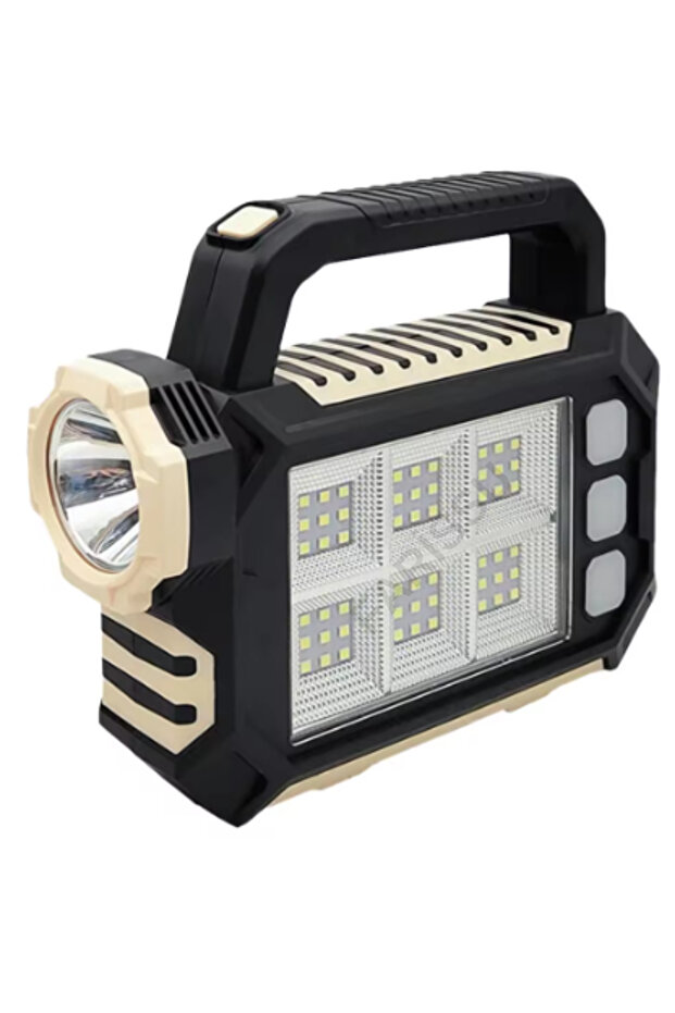 Usb Çıkış Ultra Güçlü Ledli Şarjlı Fener Işıldak - 7