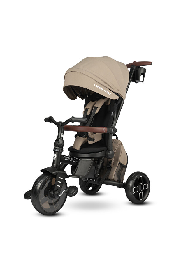 Comfo Max 7-in-1 Convertible Tricycle for Kids 10M-6Y+ - Coffee