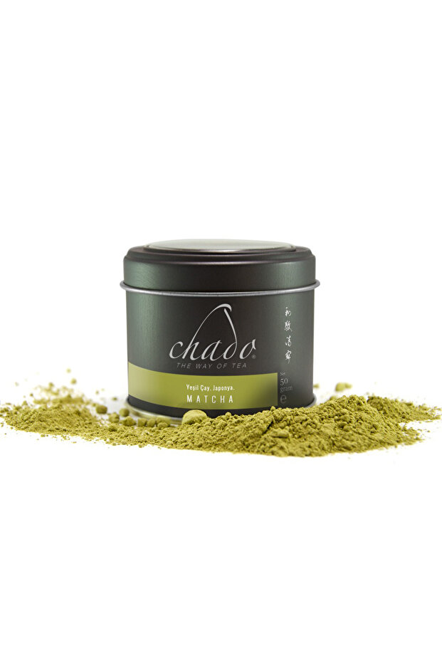 Orijinal Japon Matcha Çayı Gyokuro Cinsi Gölgeli Yetişen Premium Toz Yeşil Çay 50 Gr - 1