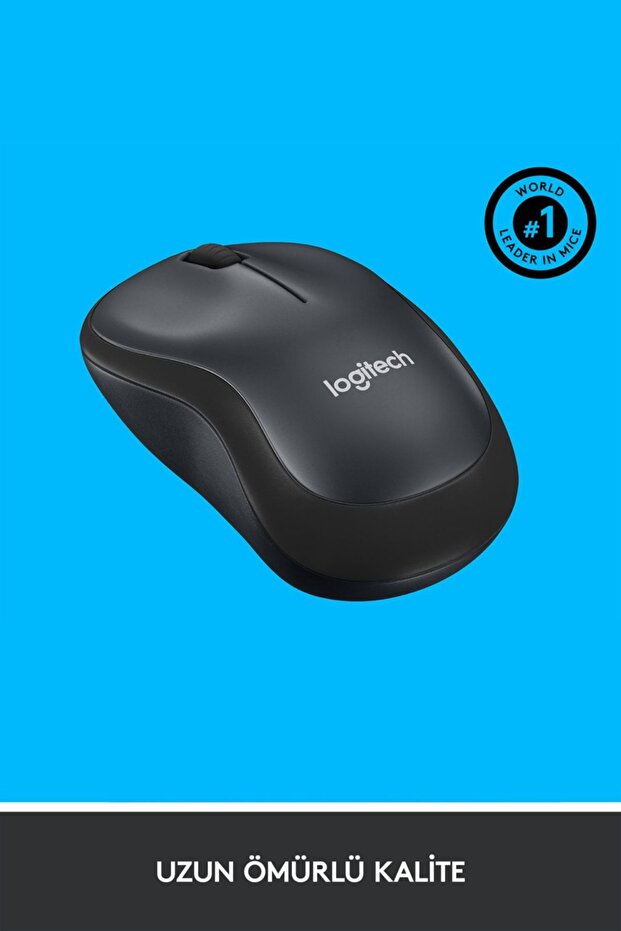B220 Sessiz Kompakt Kablosuz Mouse Siyah 910-004881 - 5
