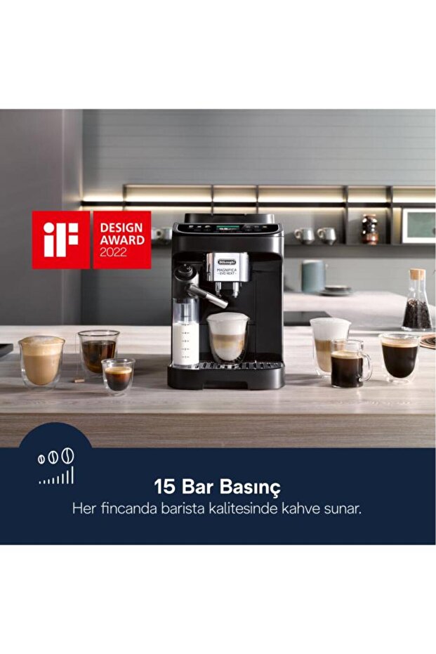 Magnifica Evo Next, ECAM310.60.B Tam Otomatik Espresso Kahve Makinesi - 3