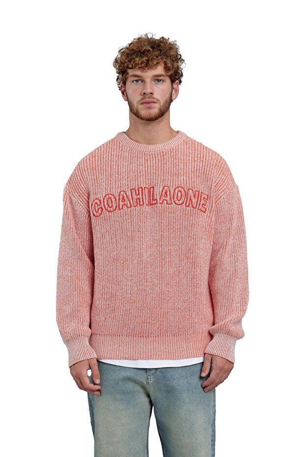 Turuncu Nmrc Örme Oversize Triko - 6