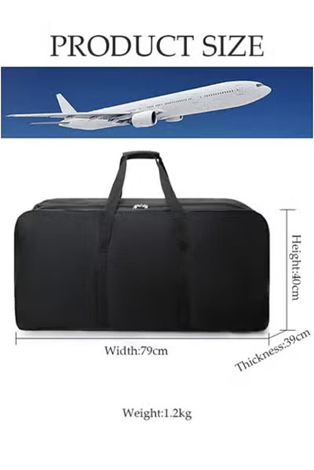 Expandable Foldable Rolling Duffle Bag with 2 Wheels - 3