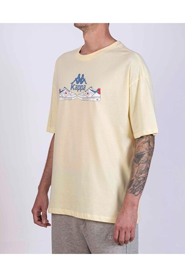 Authentic Taster Erkek Sarı Regular Fit Tişört - 4