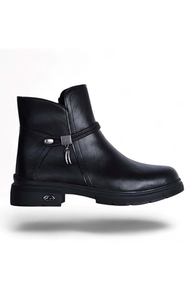 M-455 Black Suede Winter Women's Boots Shoes