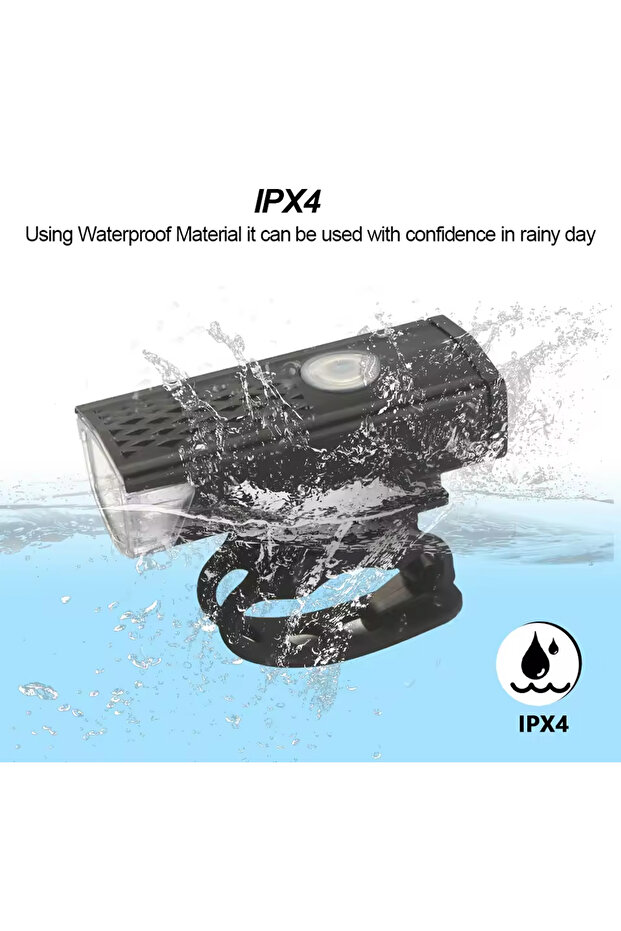 11081.10 USB Rechargeable Bike Light Front Light Red Taillight Easy to Install 3 Modes Bicycle Acces - 5