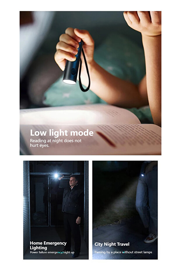 Button Electronics black PRO EDC NEW EDC Flashlight LED Rechargeable Mini EDC Keycha - 7