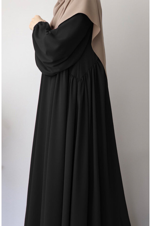 Çağla Elbise Siyah - 2