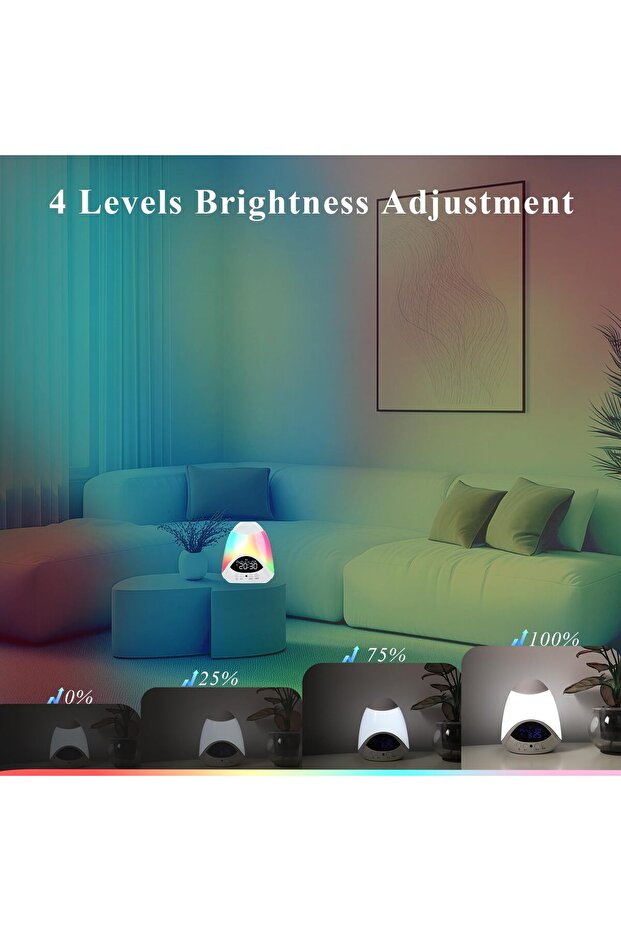 Orbislux Star Projector - Star Light Projector with Alarm Clock, Remote & Timer - 6