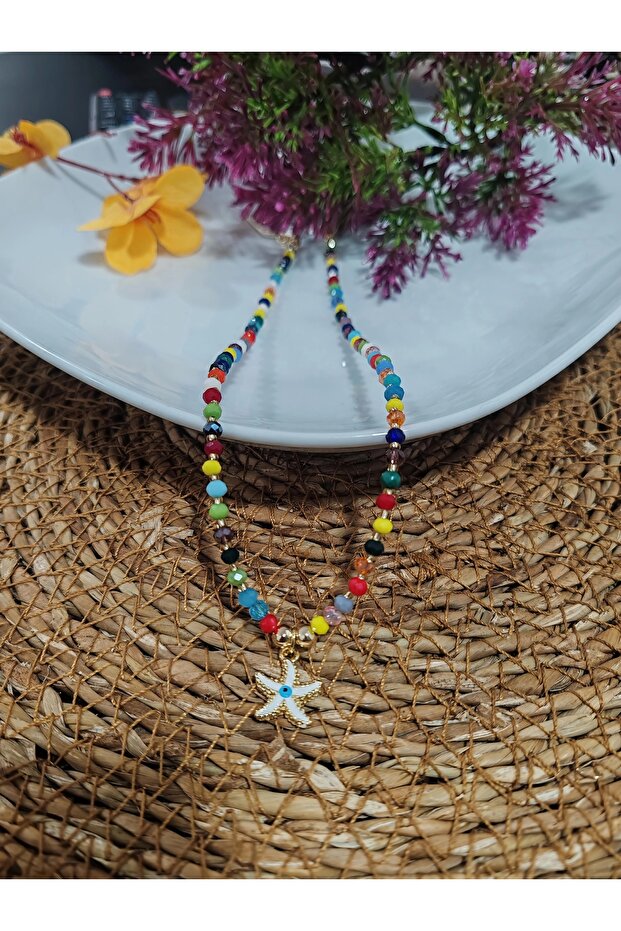 Crystal Flower Necklace