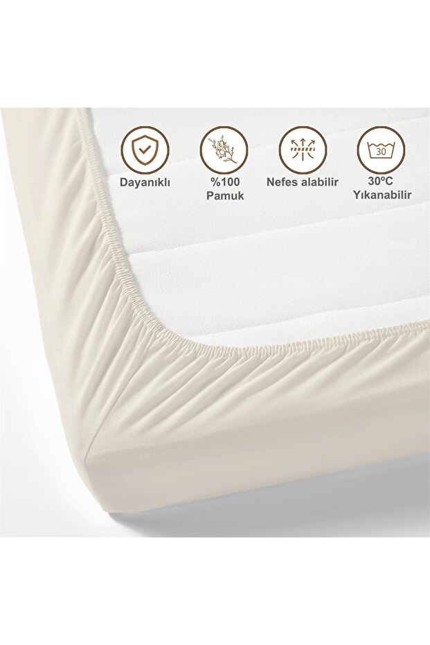 100% Cotton Combed Elastic Sheet - 5