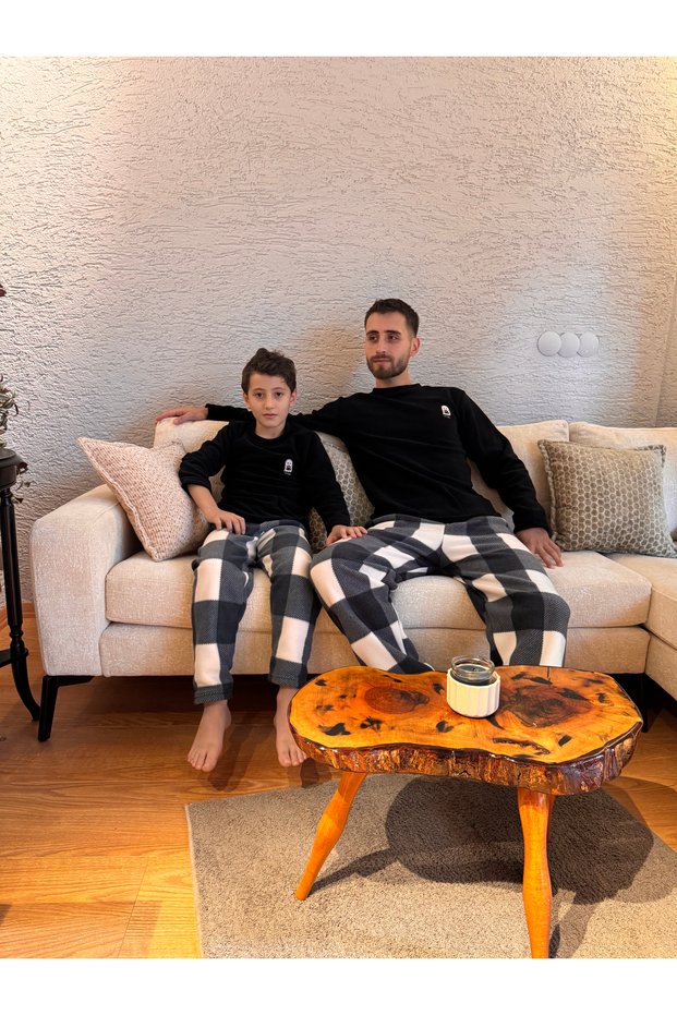 Father Son Fleece Pajama Set Men's and Children's Pajamas Sold Separately