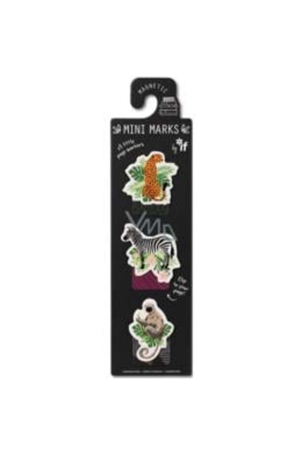 Mini Marks Magnetic Mini Bookmark Set of 3 Animals