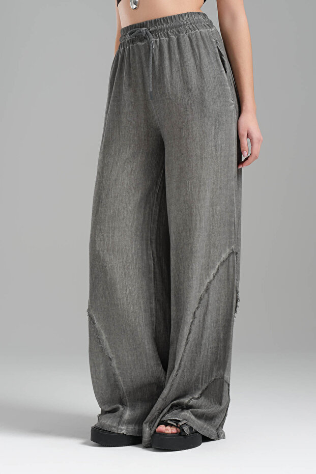 Ženske patchwork pantalone sa elastičnim strukom Lan - 6