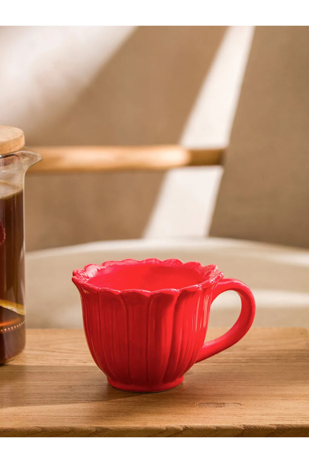 LCW HOME Kırmızı Seramik Kupa 280 Ml - 1