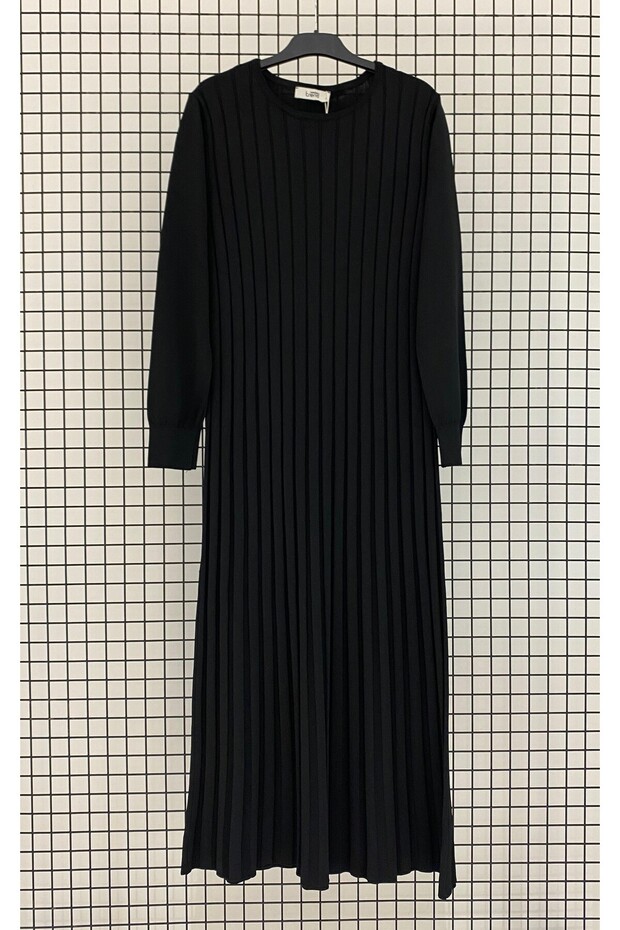 Yeni Sezon Merserize Boydan Triko Elbise - 1