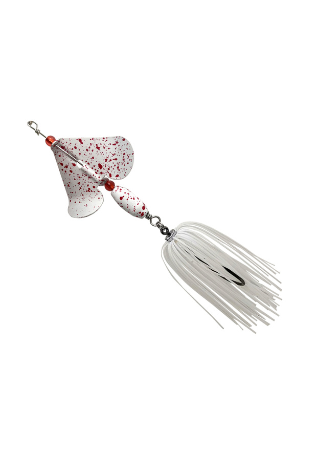 04 white 2022 New arrival Mycena 18G spinner bait fishing lure pinwheel Blade Chatter bait Dancer B
