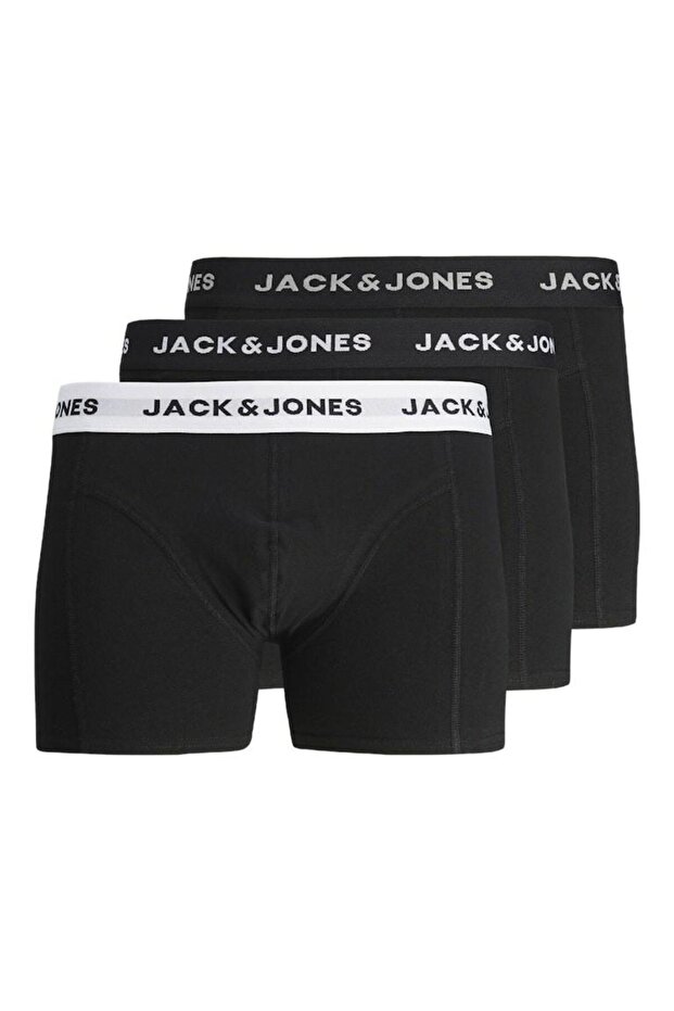 Jack Jones Solıd 3 Lü Paket Erkek Baxer 12254363 - 1