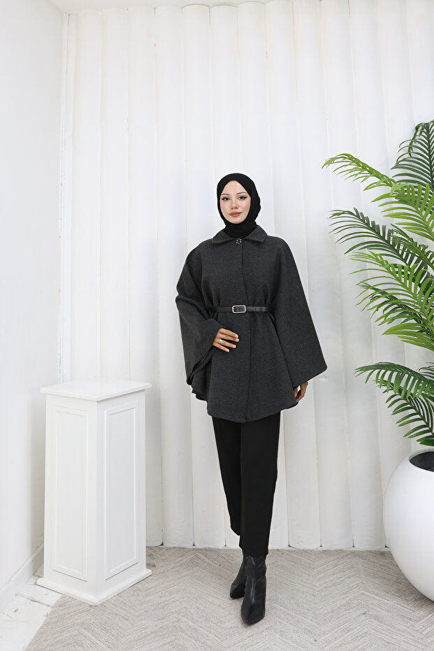 Belted Stamp Poncho