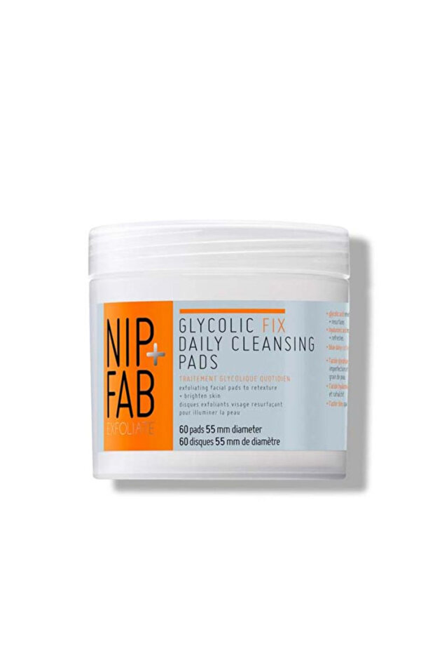 Glycolic Fix - Discuri de curățare zilnice, NIP+FAB, 60 buc. - 1