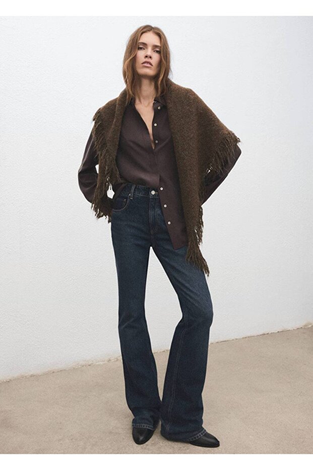 Püskül detaylı şal - 2