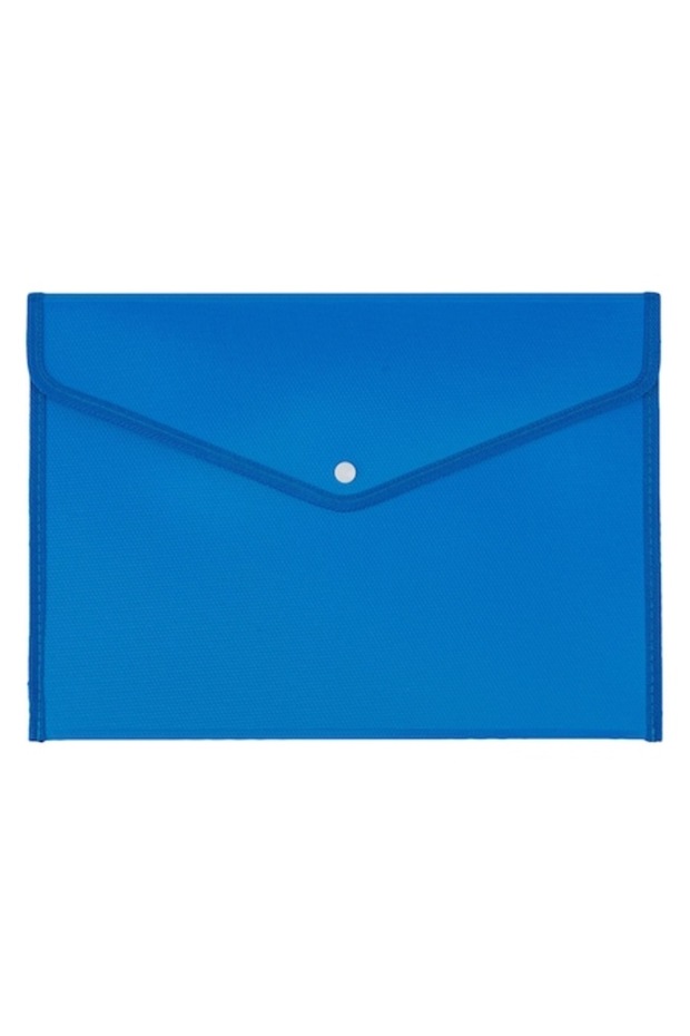 Mapa Documente cu Capsa, Plastic, 37.5x26cm, Albastru