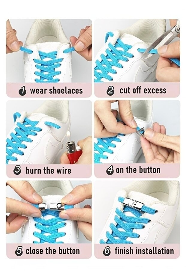 Elastic Laces With Press Lock System - 5