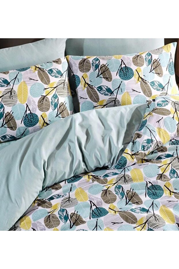 طقم غطاء لحاف قطني فردي - 2